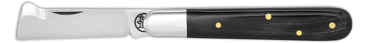 DUE BUOI COLTELLO DA INNESTO 203C - LAMA ACCIAIO CARBONIO BÖHLER K720