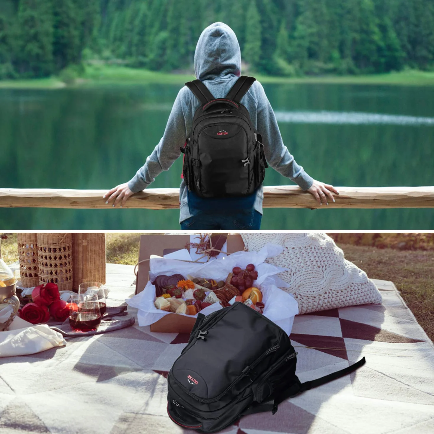 Zaino Frigo 22L Termico OUTXE per Campeggio Picnic Trekking