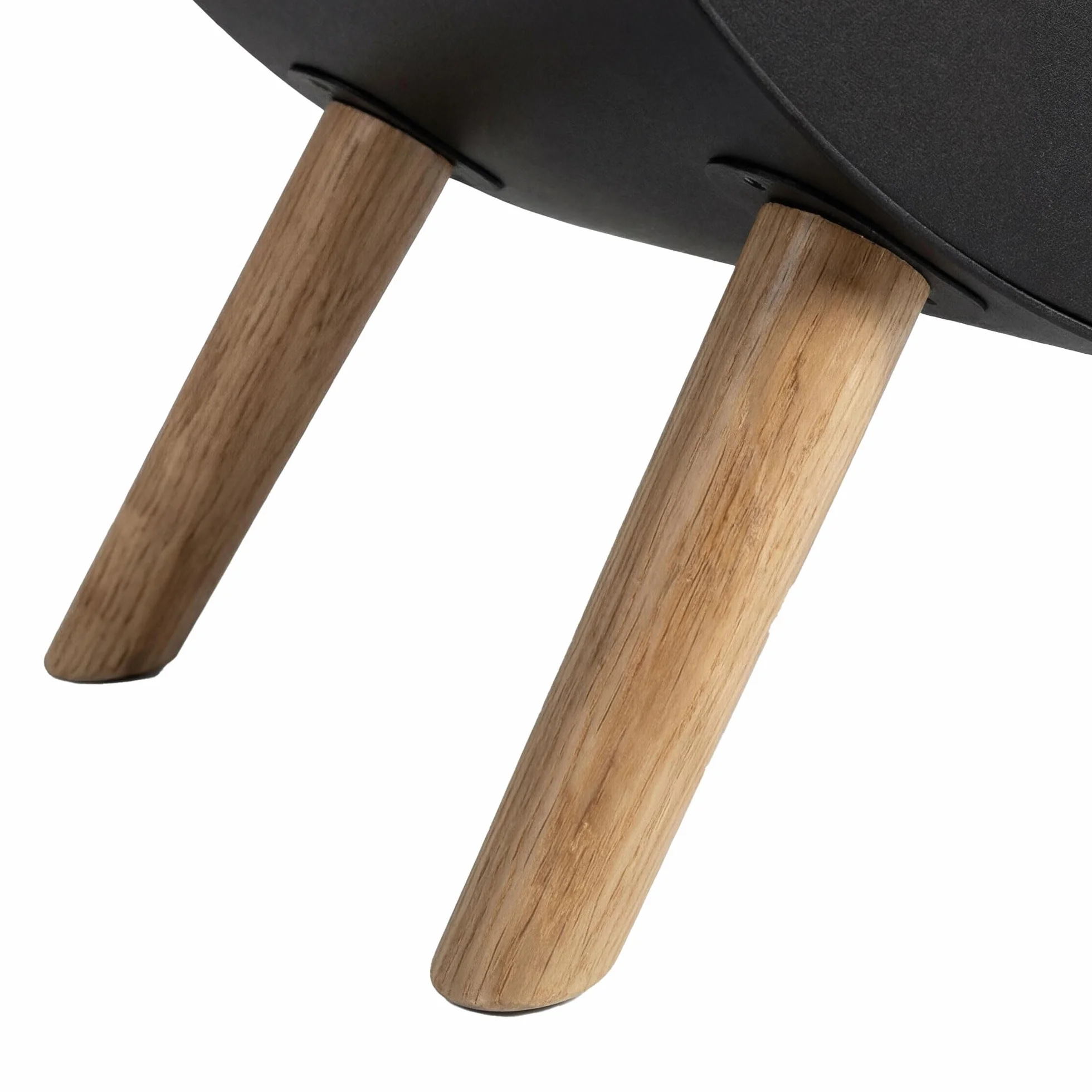 Frankystar Venere Camino da Pavimento 60x72x30 cm cdi Design da Interno Piedi in Legno di Pino Nero