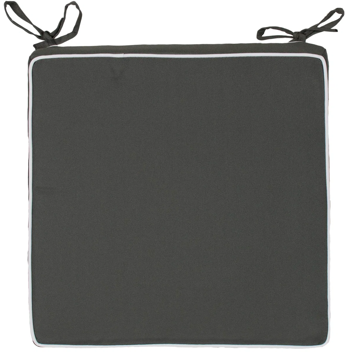 Brandsseller Set 4 Cuscini per Sedia 40x40x4 cm Idrorepellenti Antimacchia Antracite
