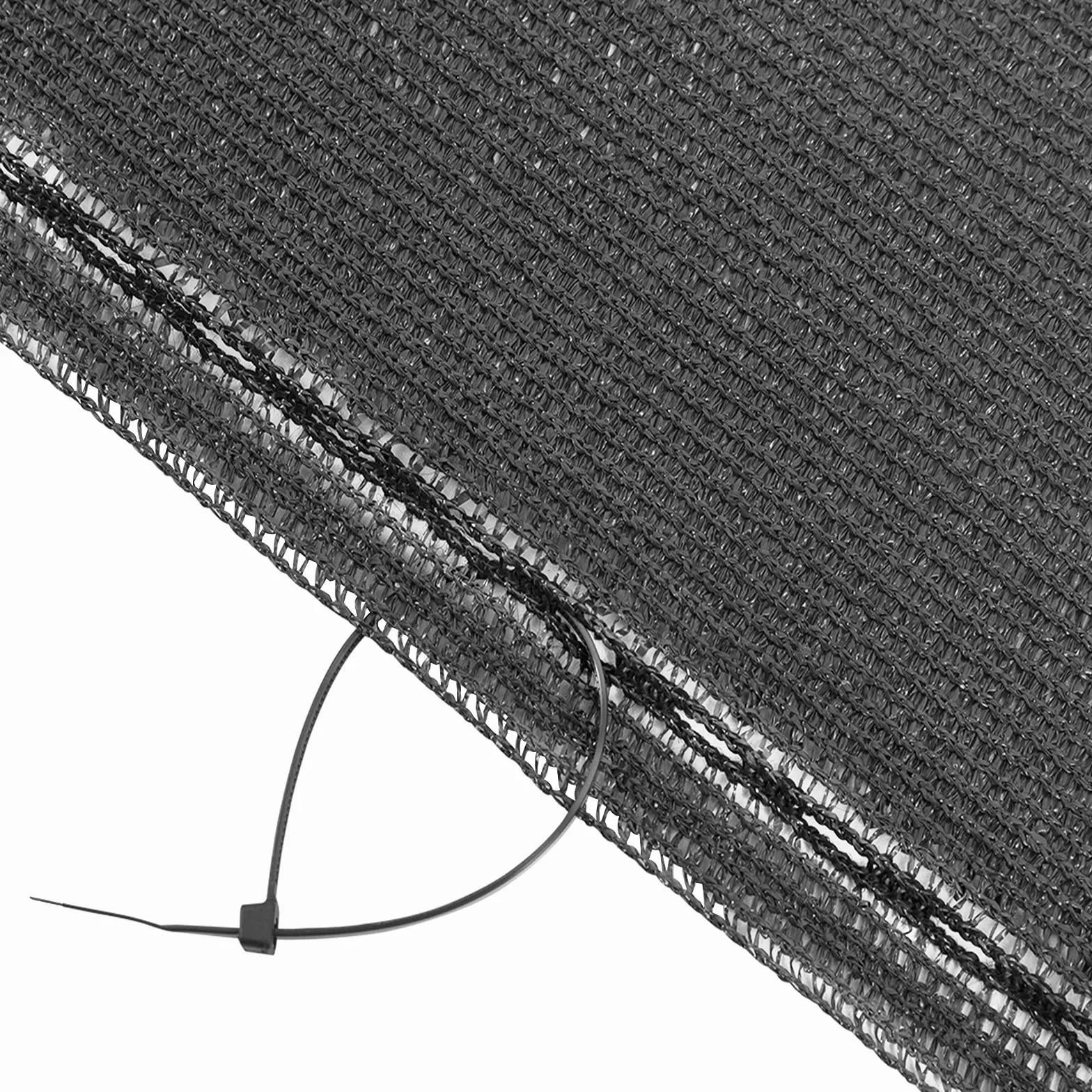 WOLTU Rete Ombreggiante 1x20m, Telo Frangivista per Recinzione da Giardino 180 g/m² HDPE, con Occhielli e Fascette, Resistente alle Intemperie, per Esterno, Balcone e Giardino, Antracite