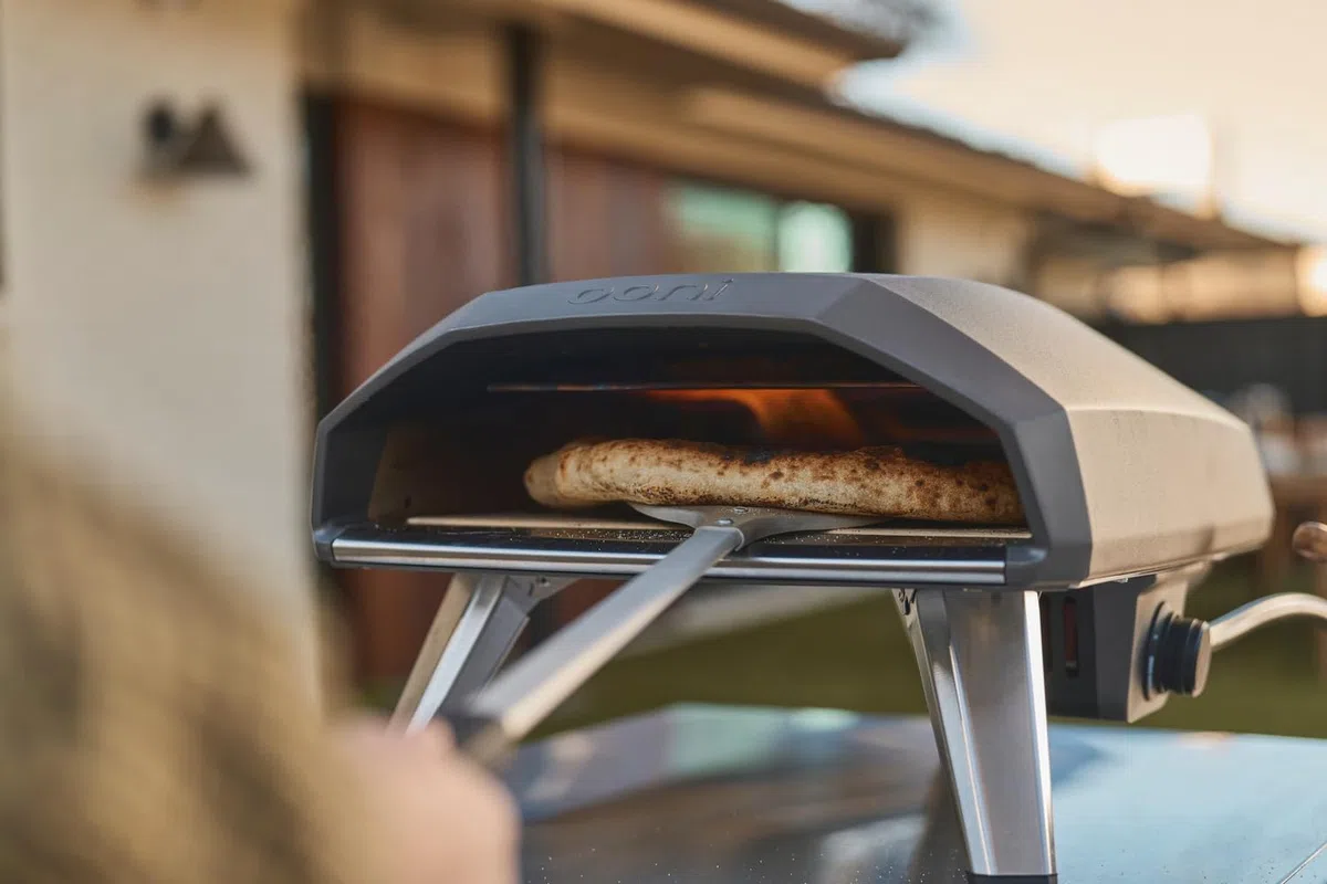 Ooni Koda 2 Forno Pizza a Gas 14" Nero Grigio Portatile Tecnologia G2 30mBar