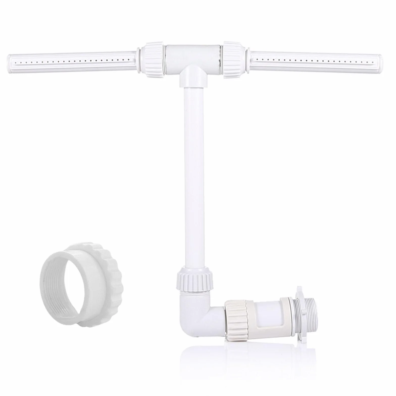 Fontana per Piscina, Fontana D'Acqua a Doppio Spruzzo, Piscina Cascata Fontana Spruzzatore, Fontane per Piscine a Cascata Spray,Fontana D'acqua a Doppio Spray,per Piscina Fuori per Terra e Sotterranea