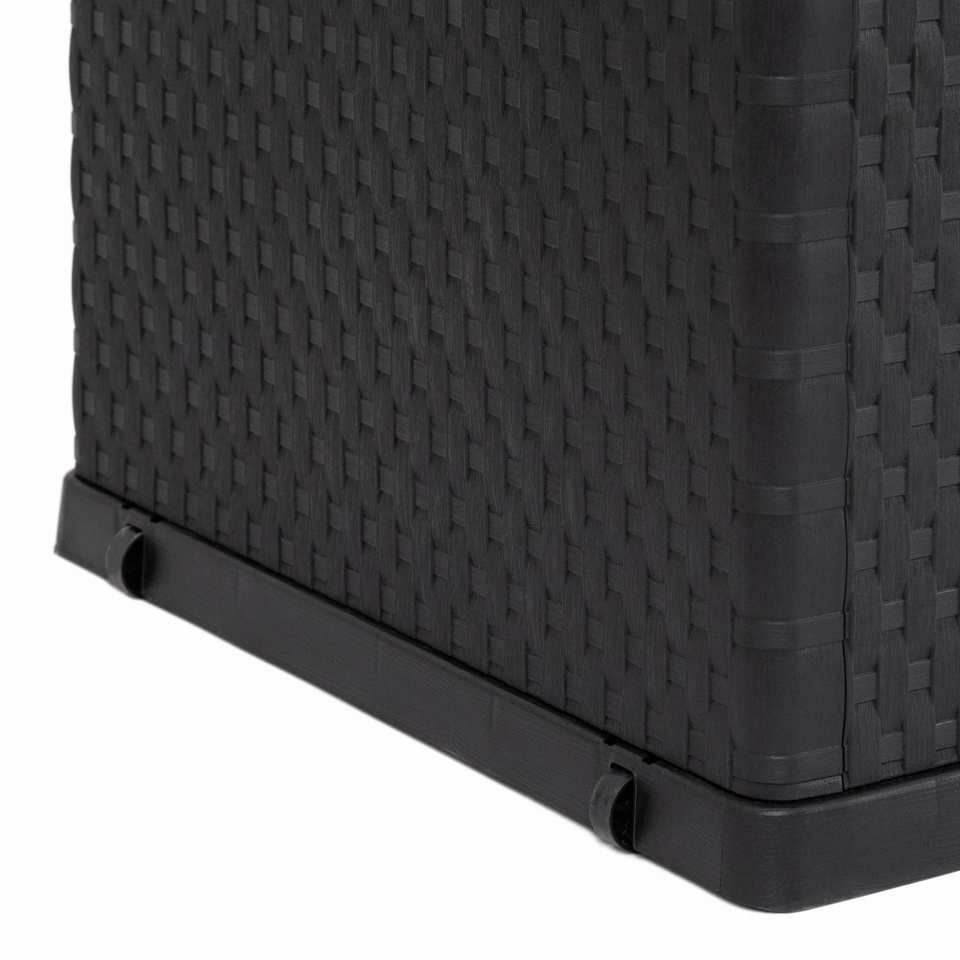 Toomax Multibox Rattan baule 420L plastica resistente antracite UV