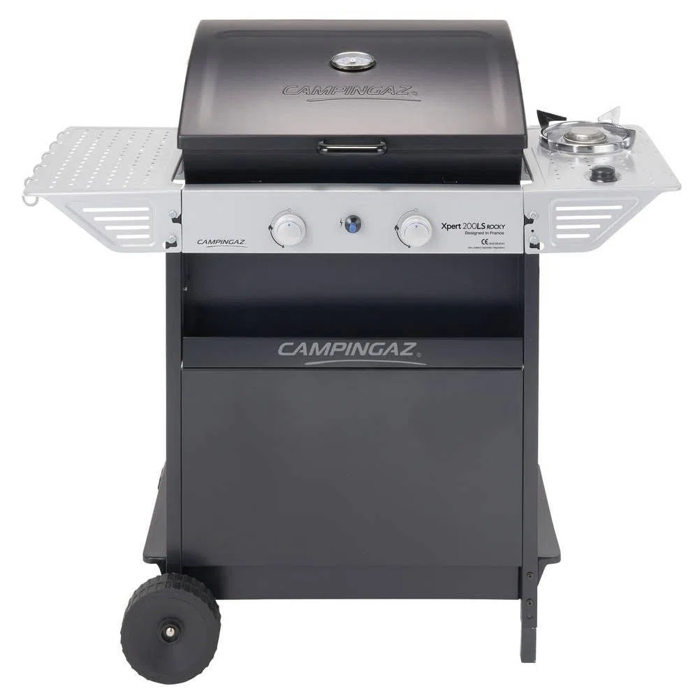 Campingaz Xpert 200 LS Rocky Barbecue a Gas, Grigio Scuro, 108 x 50 x 99 cm