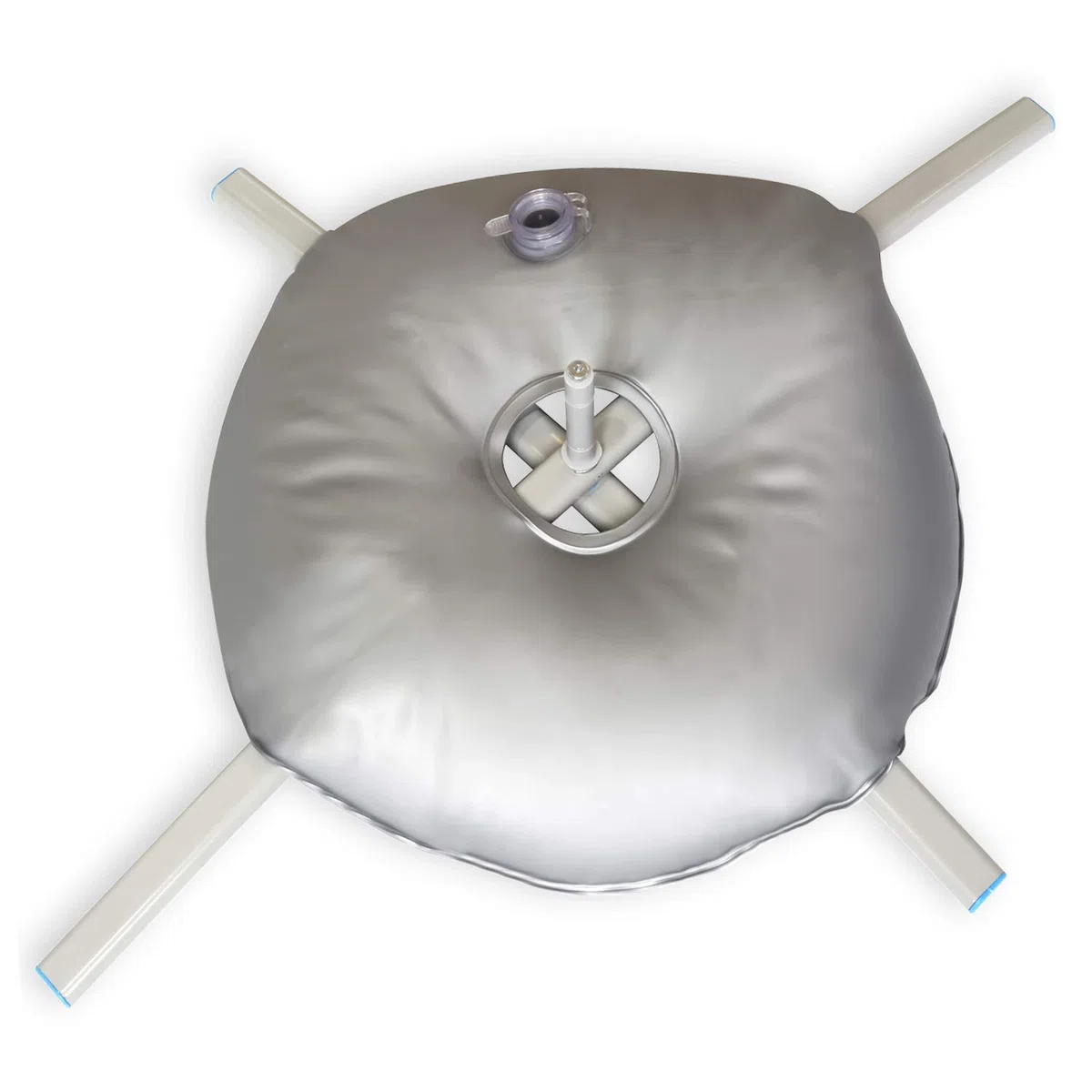 Anley Base da terra pieghevole con sacca d'acqua per asta bandiera 0,6" - Supporto in acciaio inossidabile