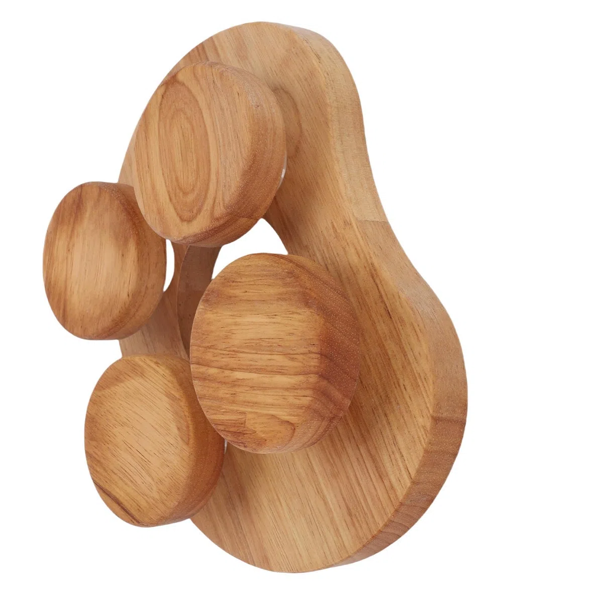 Poggiatesta per Sauna in Legno di Quercia, Cuscino per Collo Girevole 6,69x9,06