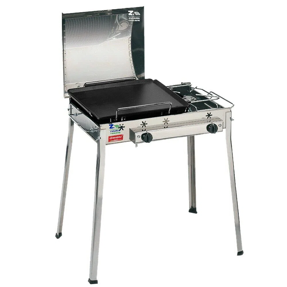 Barbecue Plancha Gas Combinato 42