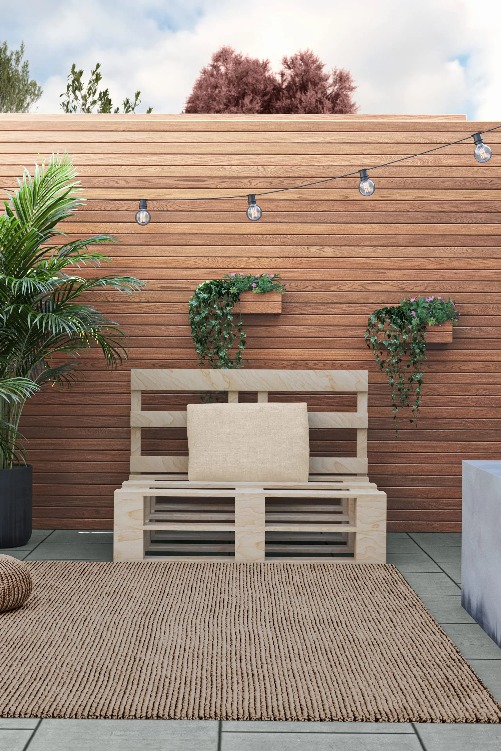 chilly pilley Cuscini Per Pallet Cuscini Da Giardino Sfoderabili Lavabili Cuscini Per Pallet Euro Con Cerniera Molti Colori E Dimensioni (Schienale 60x40x12 Crema)