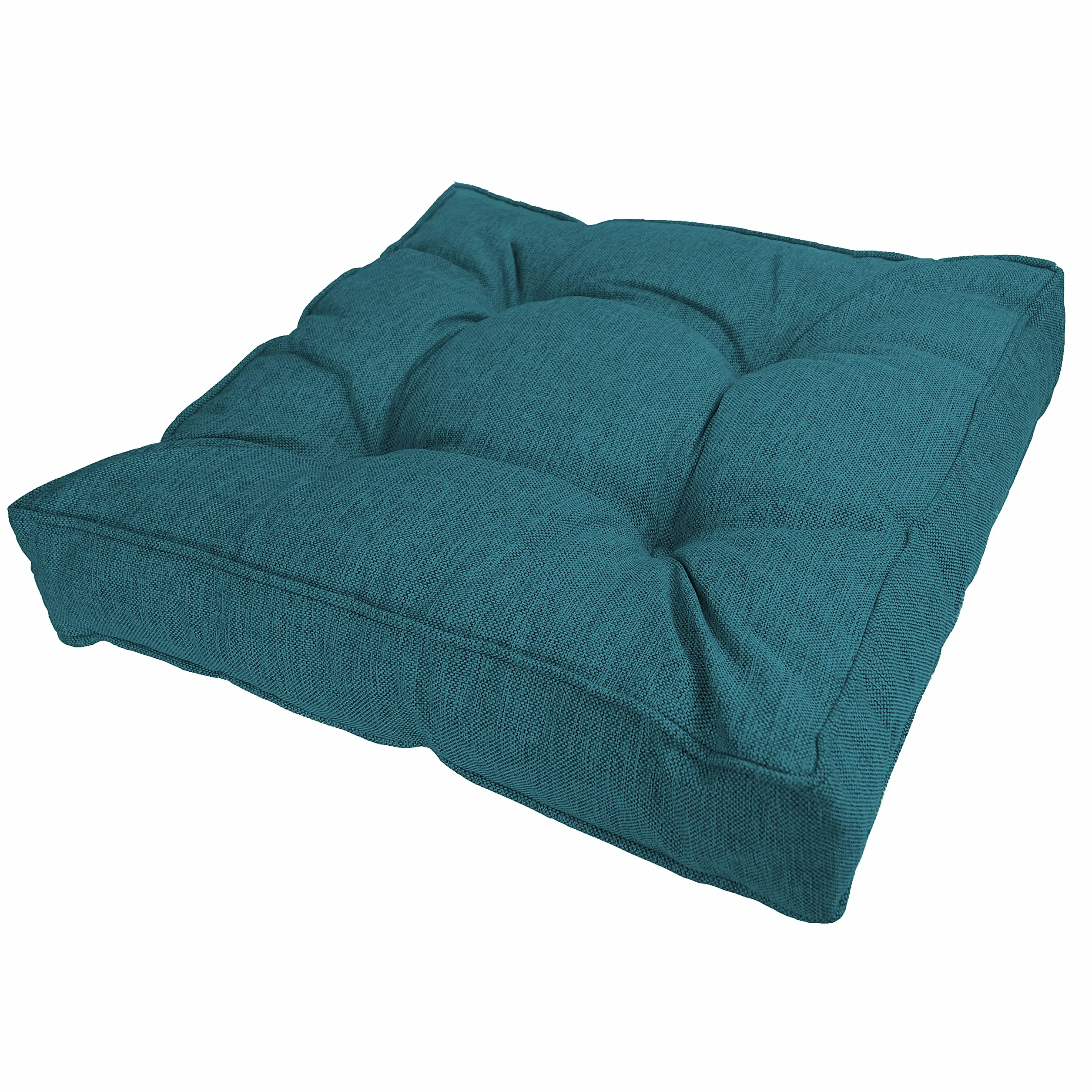 POKAR Set 2 Cuscini per Sedia da Esterno: Seduta 70x70x10 + Schienale 70x40x10 | Impermeabile e Idrorepellente | Cuscini per Divano, Sedie in Rattan e Arredamento da Giardino | Made in EU | Antracite