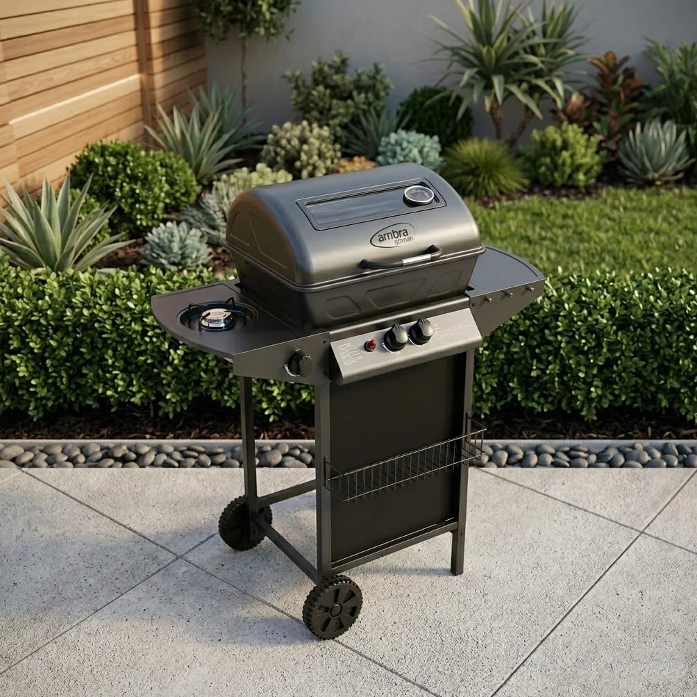 Ambra Garden Alabama Barbecue a Gas 2,9Kw z Pietra Lavica