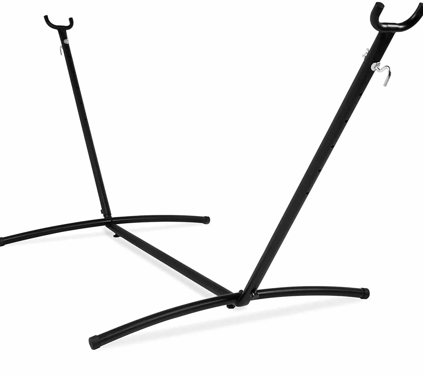 Goutime Supporto per amaca portatile con borsa per il trasporto,Altezza Regolabile,adatto per amache lunghe 2,6 m, Supporto in Metallo da Esterno per Giardino e Terrazza,capacità 250kg nero