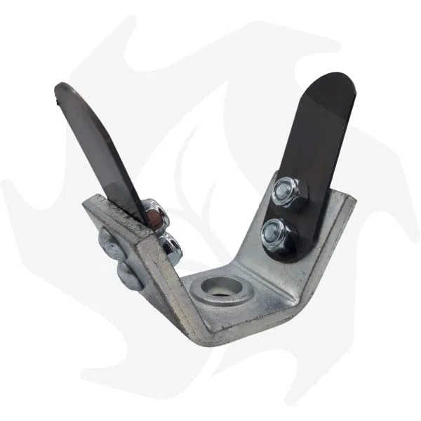 Bazargiusto - Fresa zappetta universale per decespugliatore a due denti professionale in alluminio