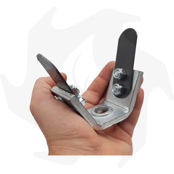 Bazargiusto - Fresa zappetta universale per decespugliatore a due denti professionale in alluminio