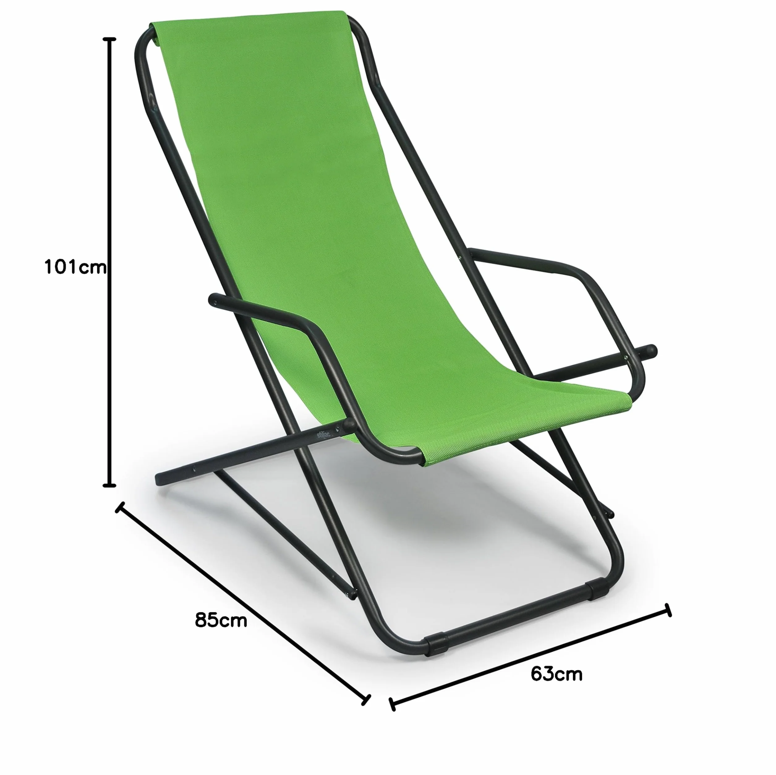 Stiliac 7401 Sdraio Dondolino Verde Tramato 25 cm