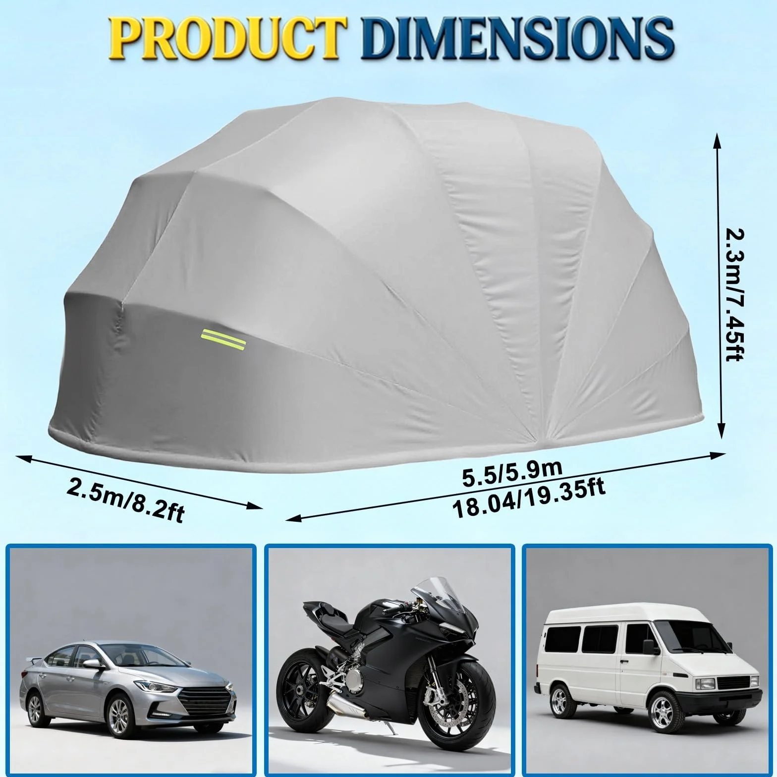 Tettoia per Auto in Acciaio Inossidabile Pesante, Tenda da Sole Retrattile per Auto con Serratura, Riparo Pieghevole Semiautomatico Resistente, Tettoia per Resistente Intemperie