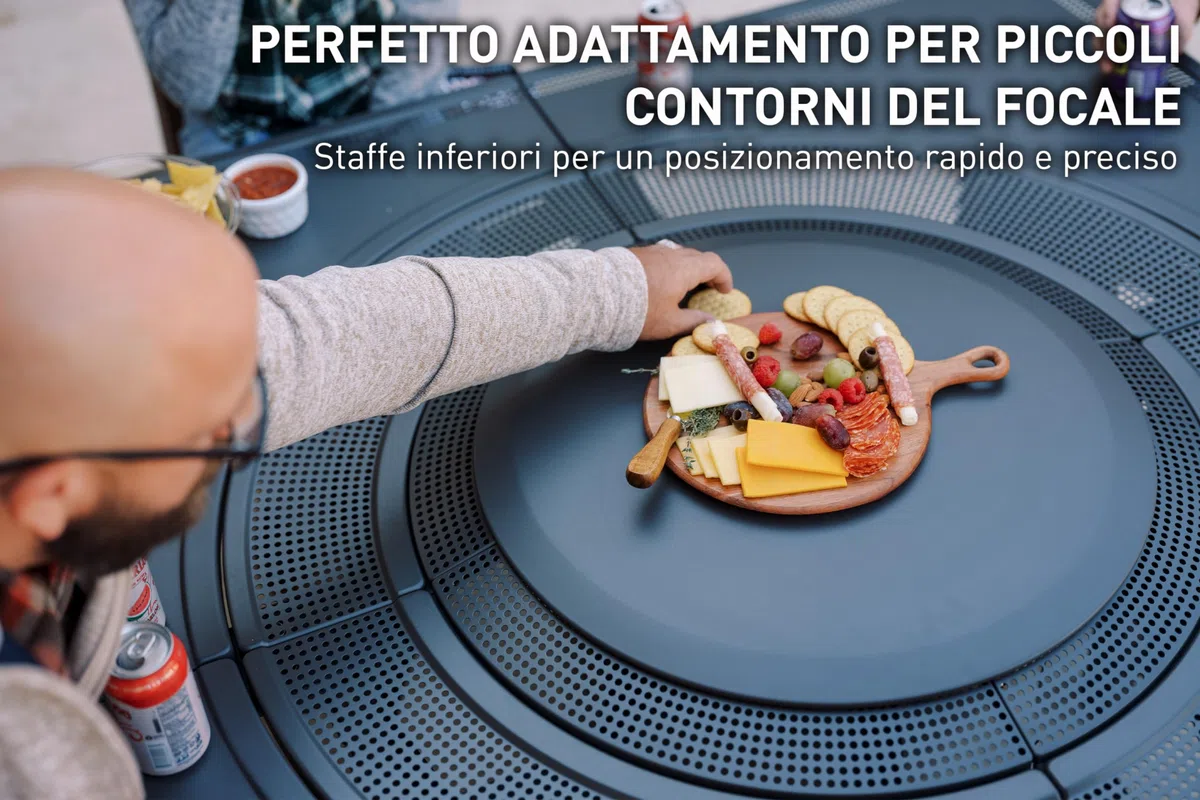 Solo Stove Surround Surface per Ranger e Bonfire | Coperchio resistente per copertura del focolare, acciaio laminato a freddo, Diametro: 87,82 cm, Peso: 6,2 kg