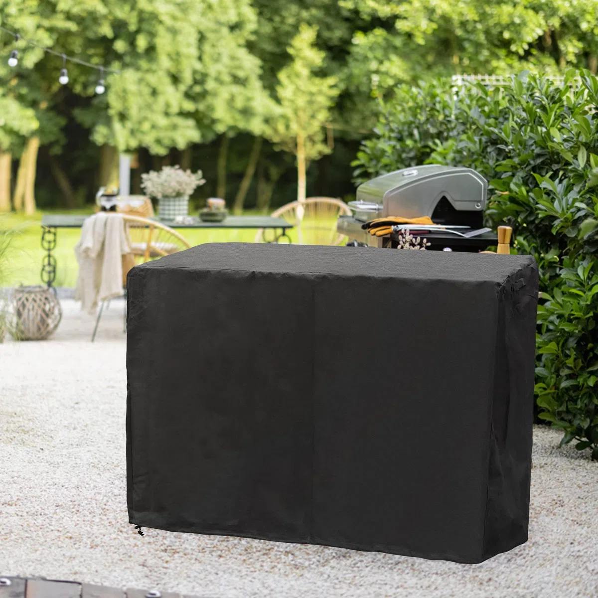 Onlyfire Copertura per Keter Unity XL, Copertura Impermeabile per Tavolino da Portatile e Tavolo da Esterno, 600D PVC, Antistrappo, 132 * 56 * 92 cm
