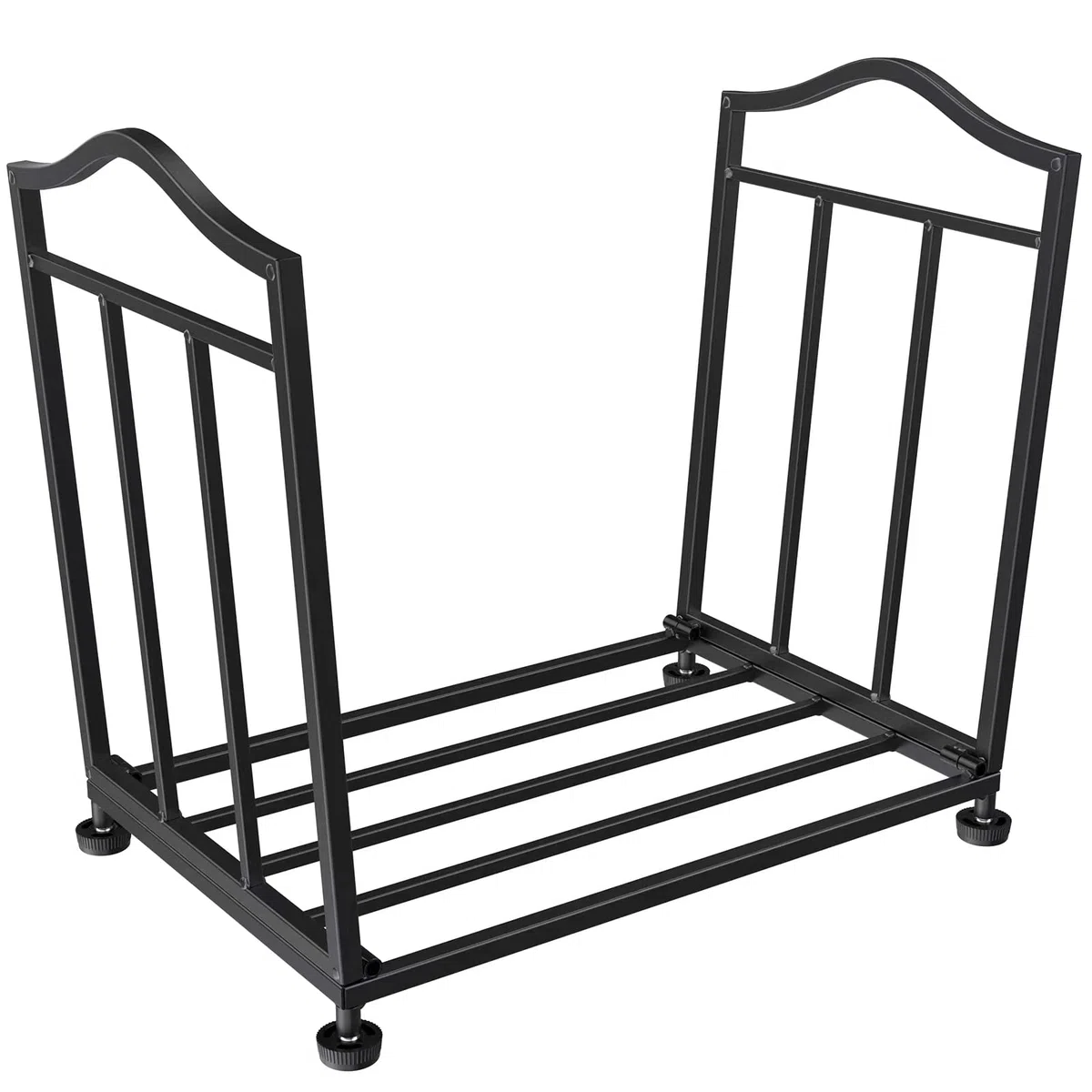 STLOVe Rack di Legna da Ardere, Scaffale Portalegna in Metallo per Camino, Capacità 50 Kg