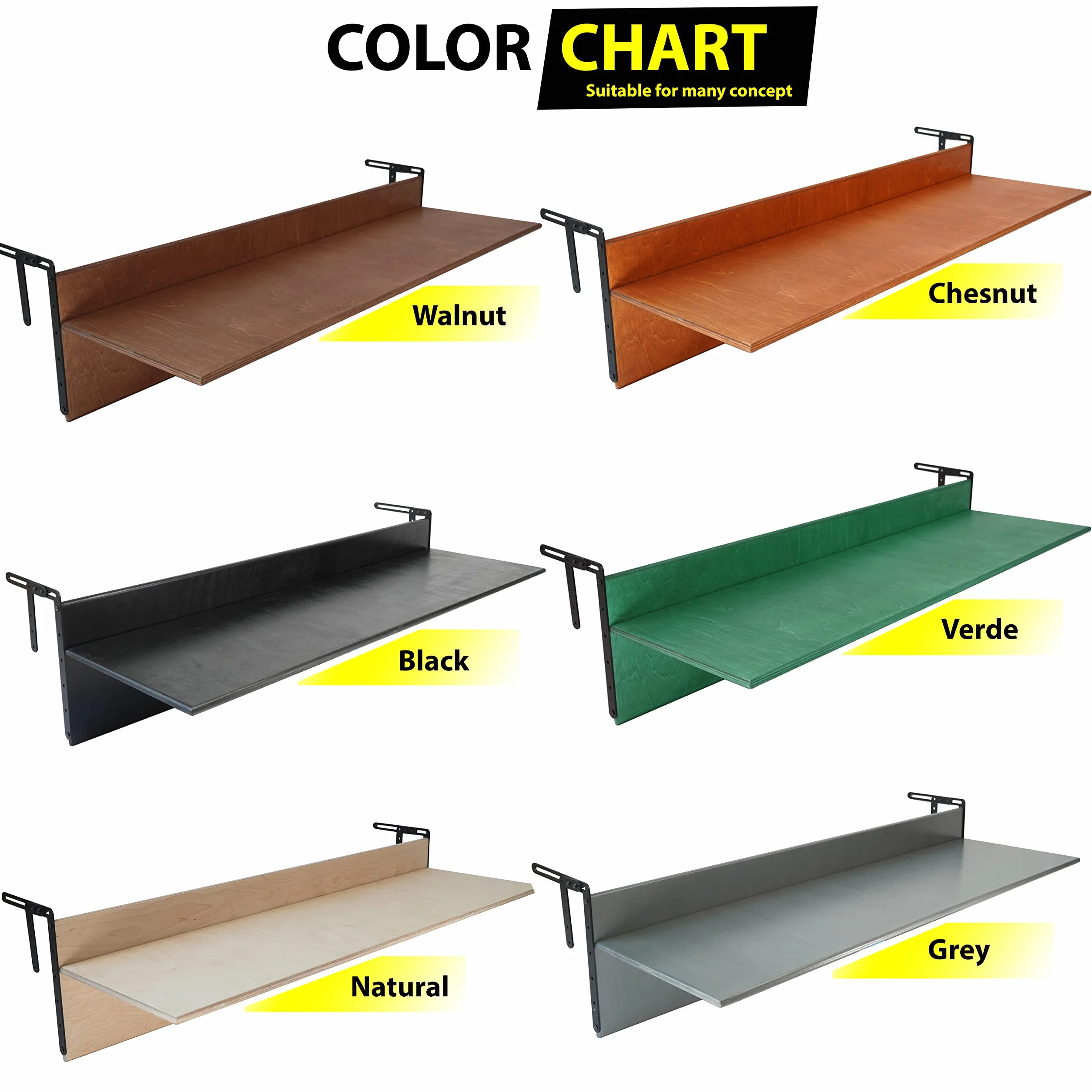 Tavolo da bar per ringhiere, tavolo pieghevole per esterni, per patio, balcone, compatibile con molte ringhiere, tavolo da portata in legno per veranda (noce, L: 100,3 x 30 cm)