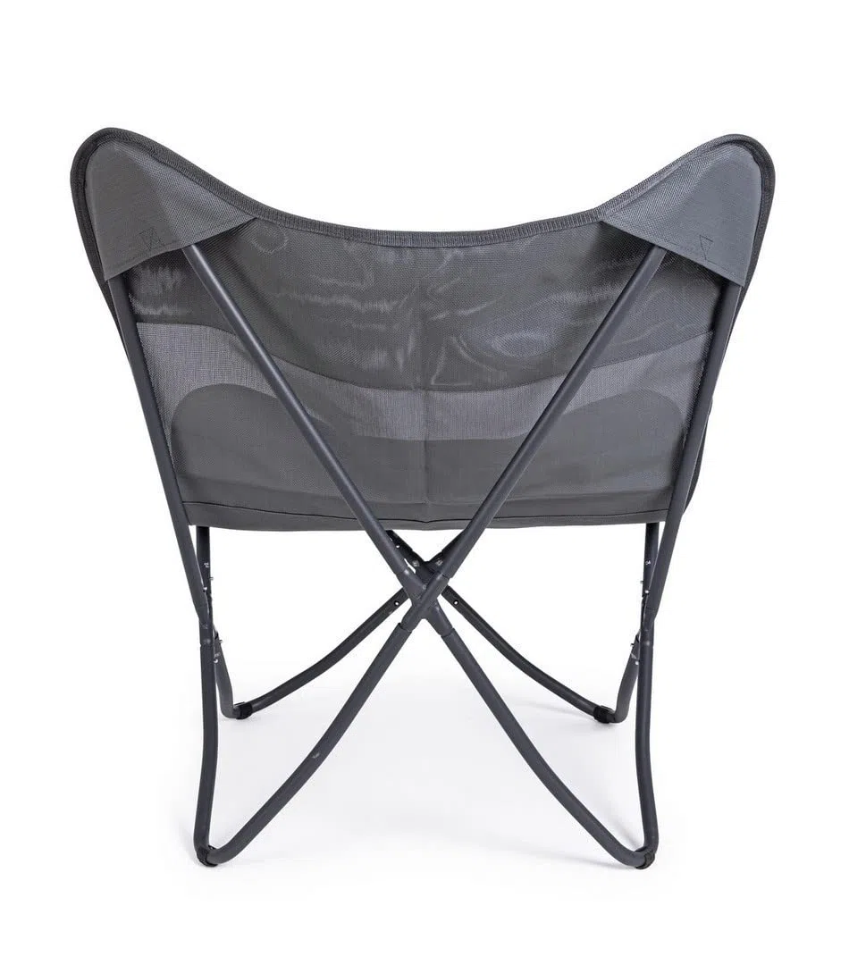 KONTE.DESIGN Poltrona BUTTERFLY Antracite