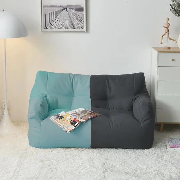 Creativo Piccolo Divano Lazy Bean Bag Divano Doppio Balcone Camera da Letto Soggiorno Decorazione Noleggio Tatami Due Posti (Senza Stucco)