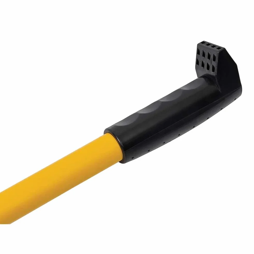 Roughneck ROU68044 - Pala seghettata con manico lungo, 1460 mm, colore: Giallo e Nero
