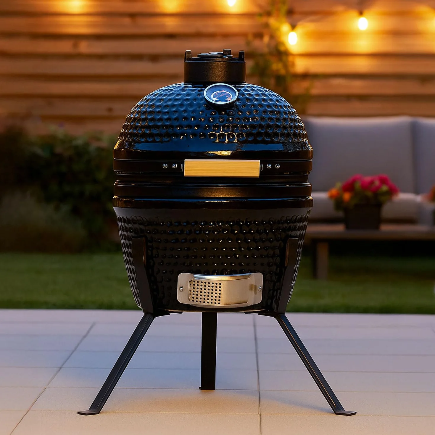 Neo Kamado Mini barbecue in ceramica 33 cm affumicatore forno portatile supporto