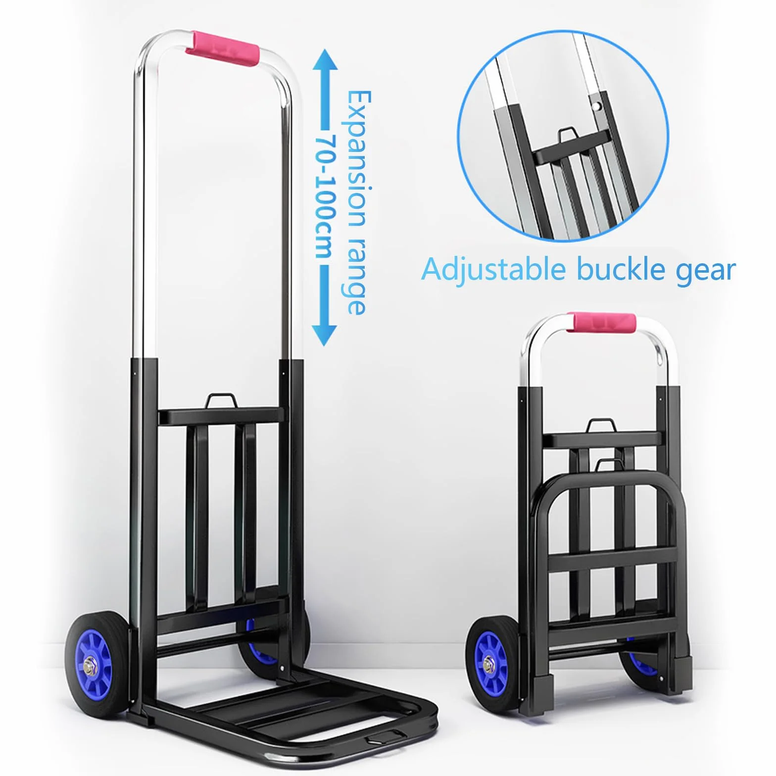 Carrello a mano pieghevole multiuso portatile per casa e giardino