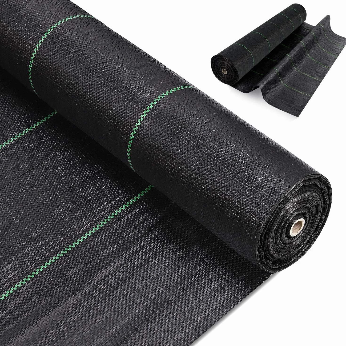 Dripex Telo Pacciamatura 4mx10m 90g/m² Tessuto Anti Erbacce Giardino