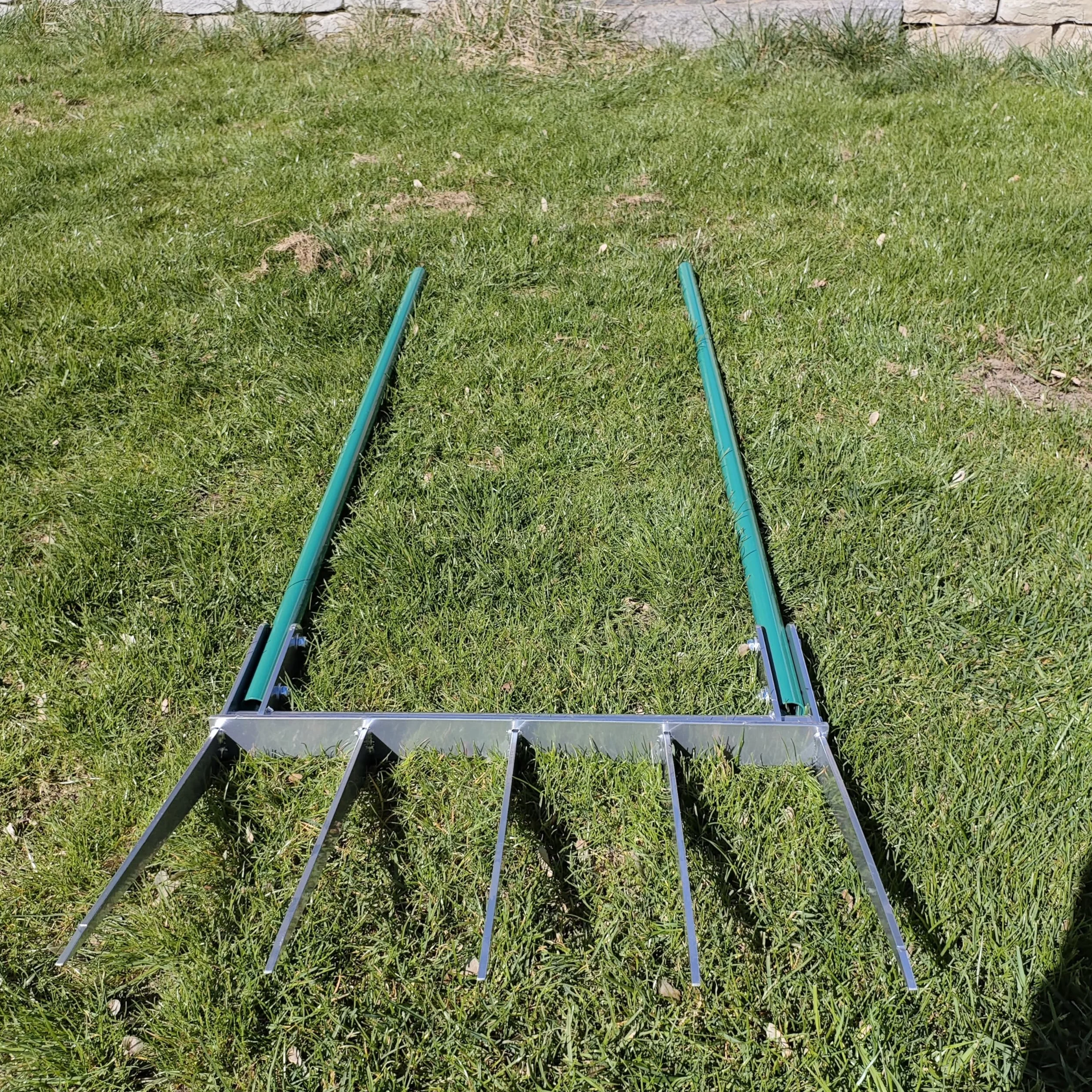 Forcella professionale Broadfork Forke – ideale per allentare e riordinare profondamente – Larghezza di lavoro 50 cm – Lunghezza denti 30 cm