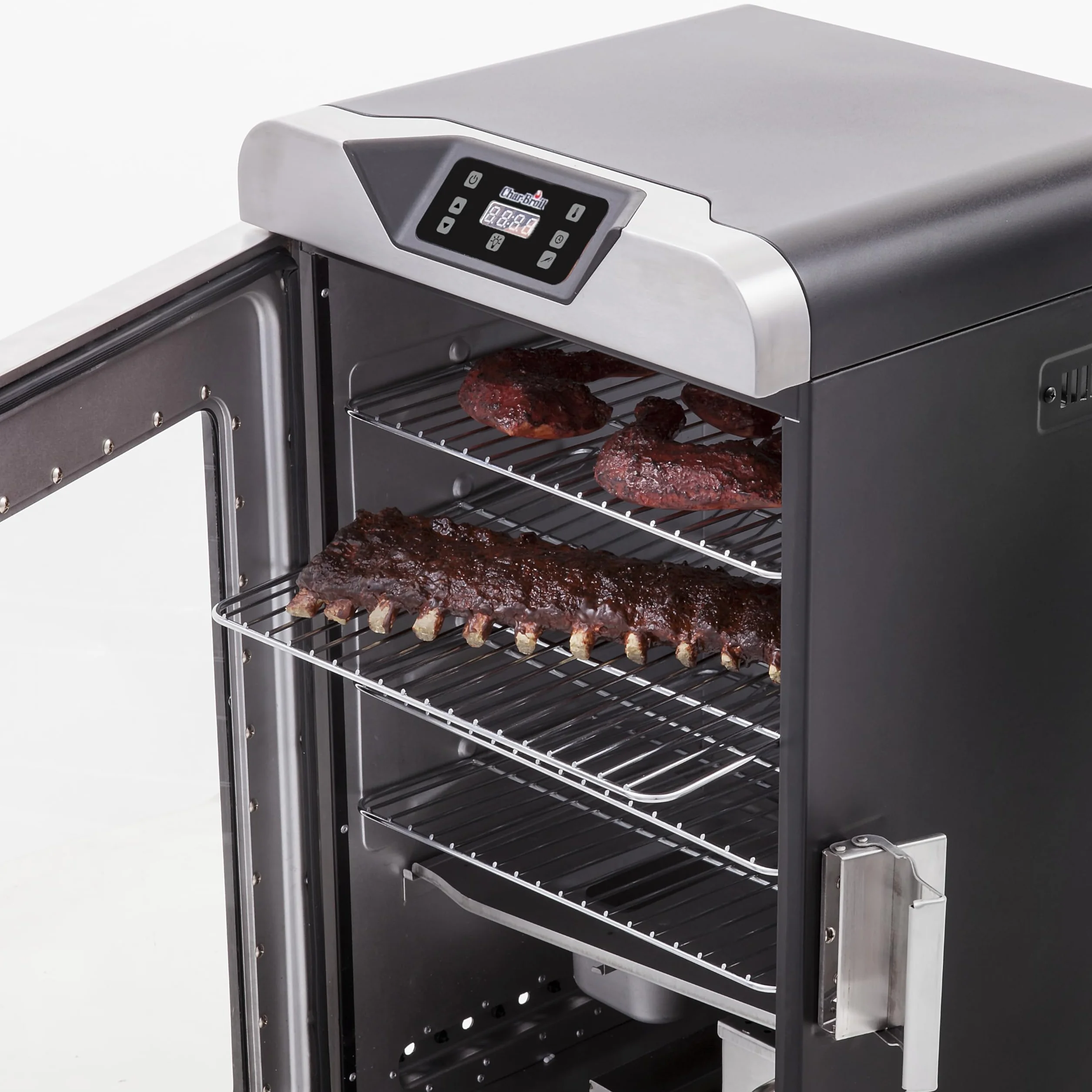 Char-Broil Digital Smoker 2.0 affumicatore elettrico doppia parete controllo temperatura 37-135°C 4 griglie
