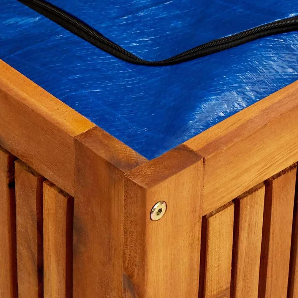 vidaXL Contenitore da Giardino 200x50x58cm Legno Massello Acacia