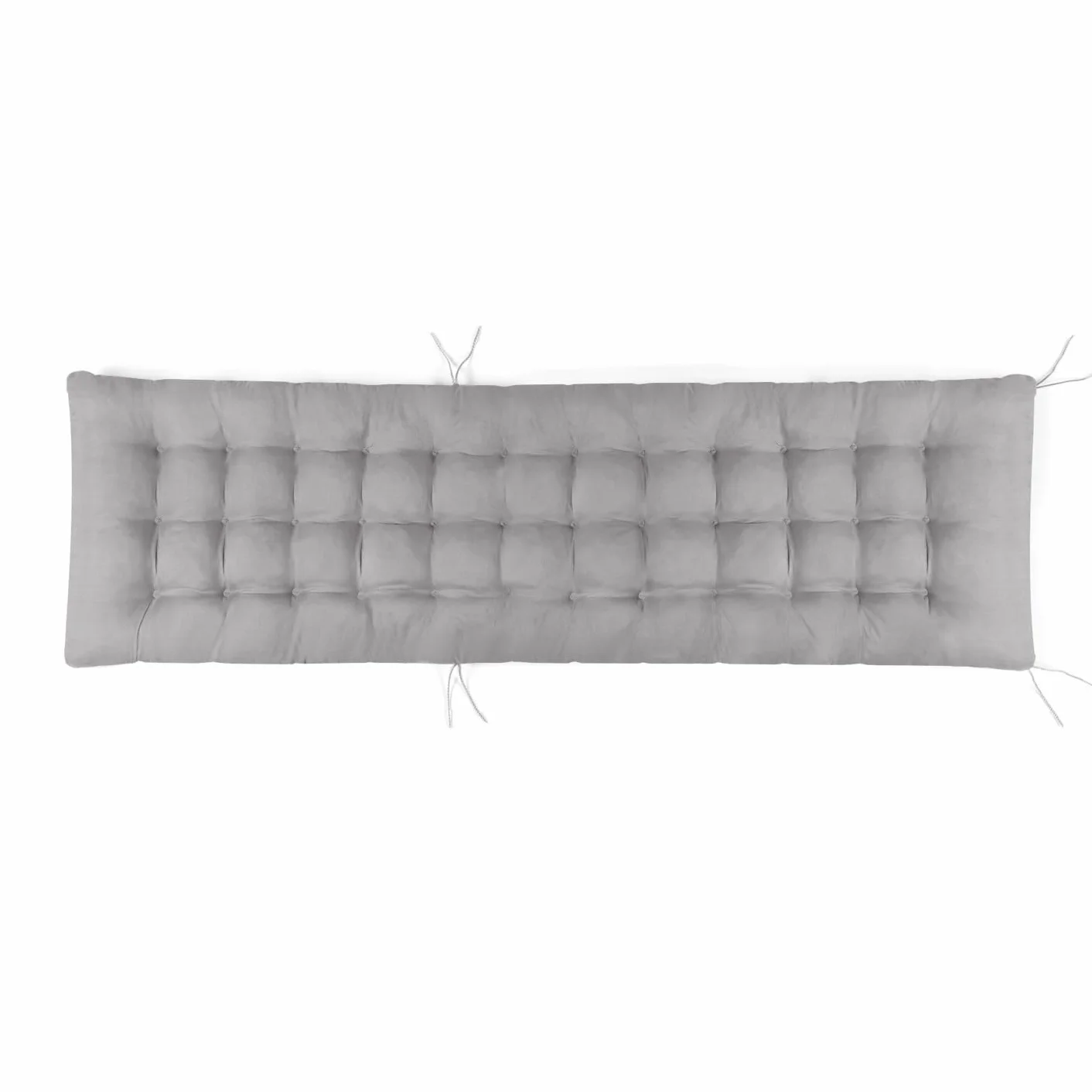 IDMarket - Set di 2 Cuscini universali per Sdraio Adam 180 cm, Grigio