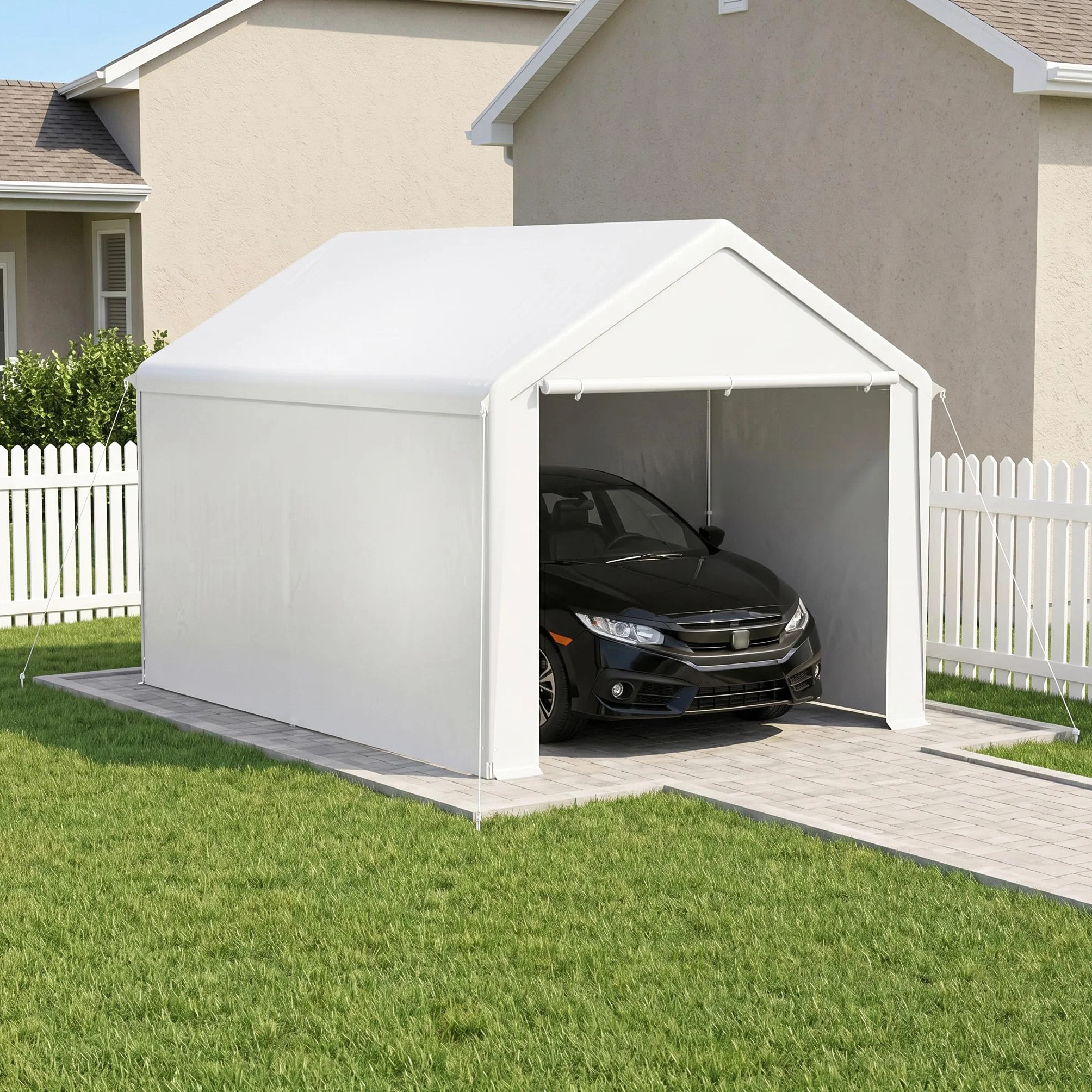 Tenda da magazzino ACXIN 3x4 m impermeabile telo in acciaio e PE per giardino attrezzi auto