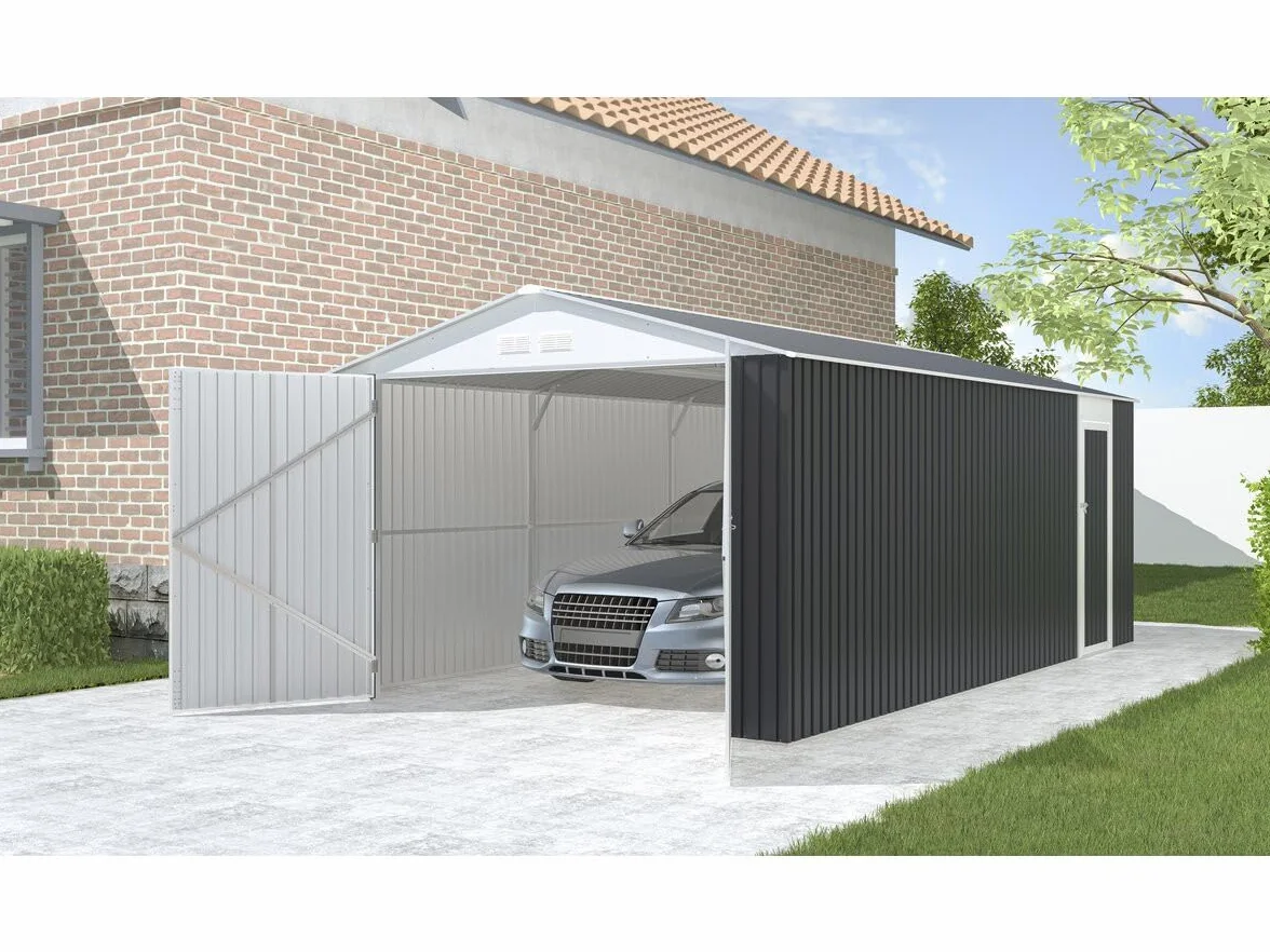 Habitat et Jardin Garage in Metallo Houston - 18,56 m² - Antracite