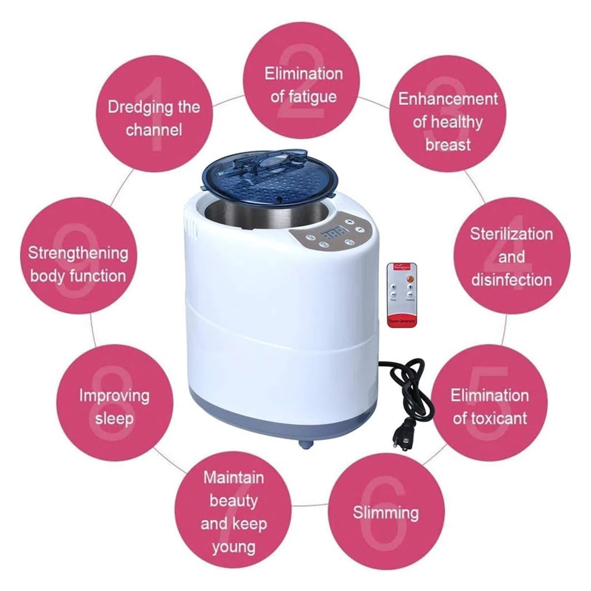 Generatore di vapore per sauna 2000 W 4 litri