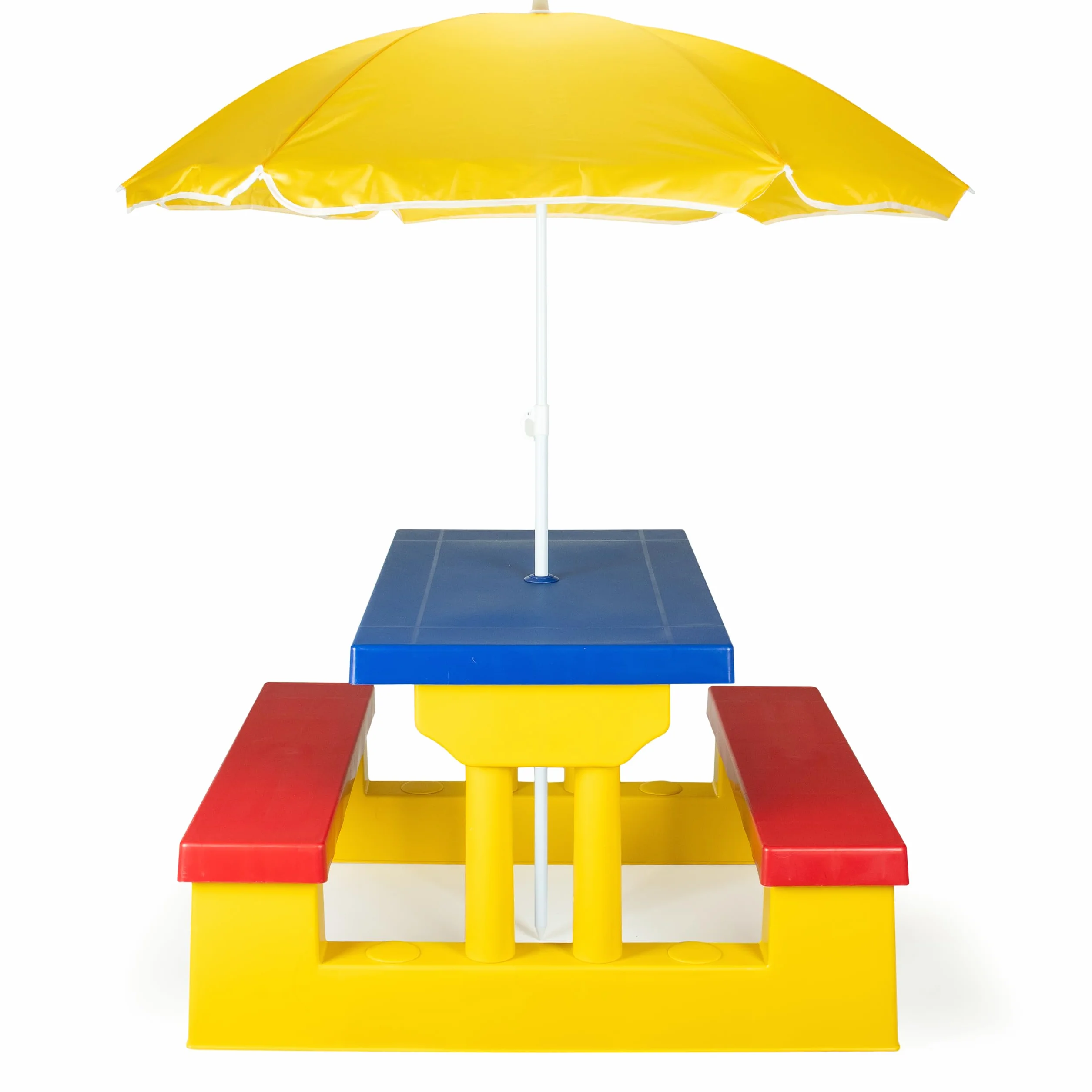 COIL Tavolo da Giardino per Bambini con Panche e Ombrellone Rimovibile