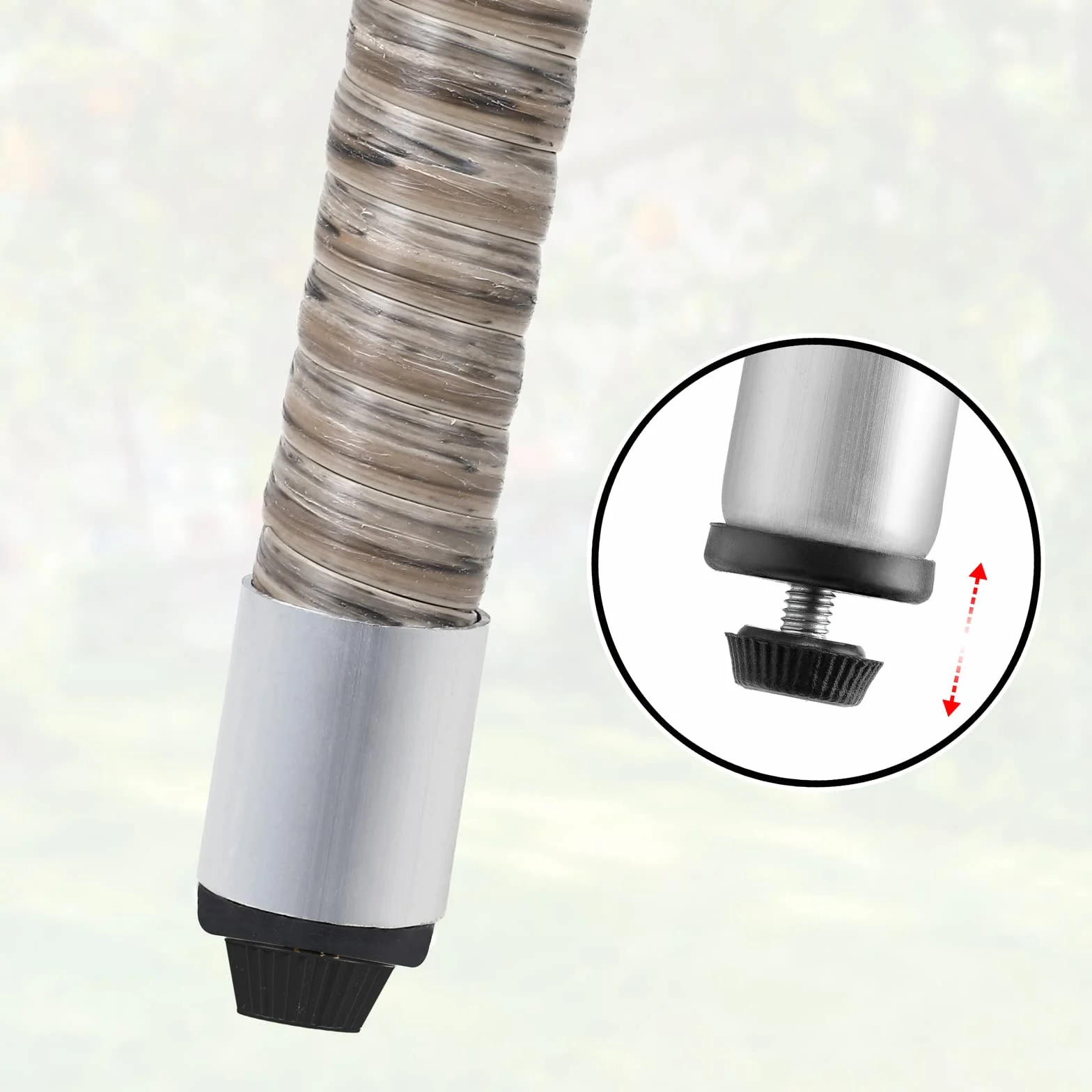 Casaria Tavolo Rotondo da Giardino Polyrattan Ø60 Piano in Vetro 5mm Altezza Regolabile