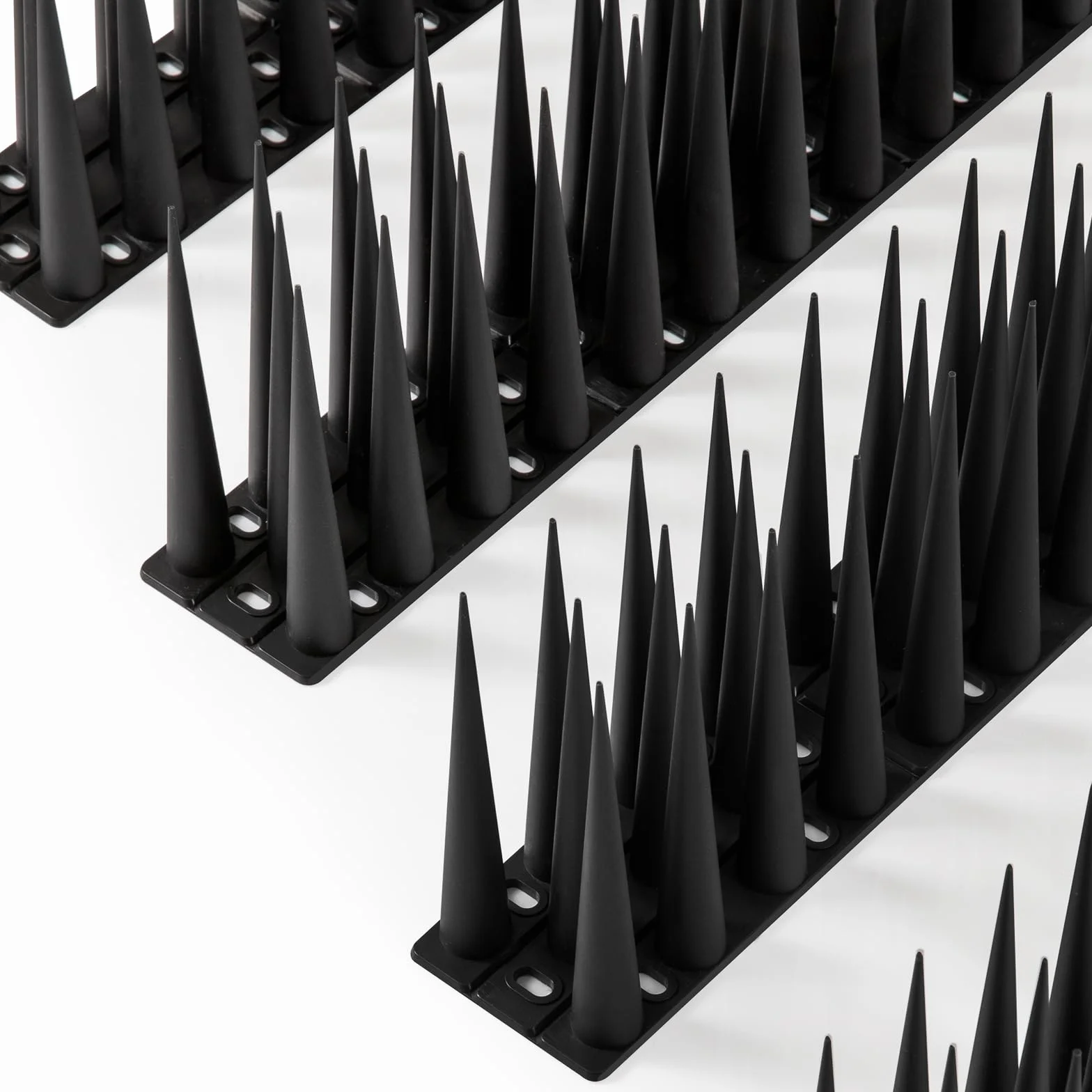 OFFO Dissuasori per Piccioni, Spuntoni per Piccioni 12m, Anti Dissuasori Balcone per Le Recinzioni dei Tetti,Nero
