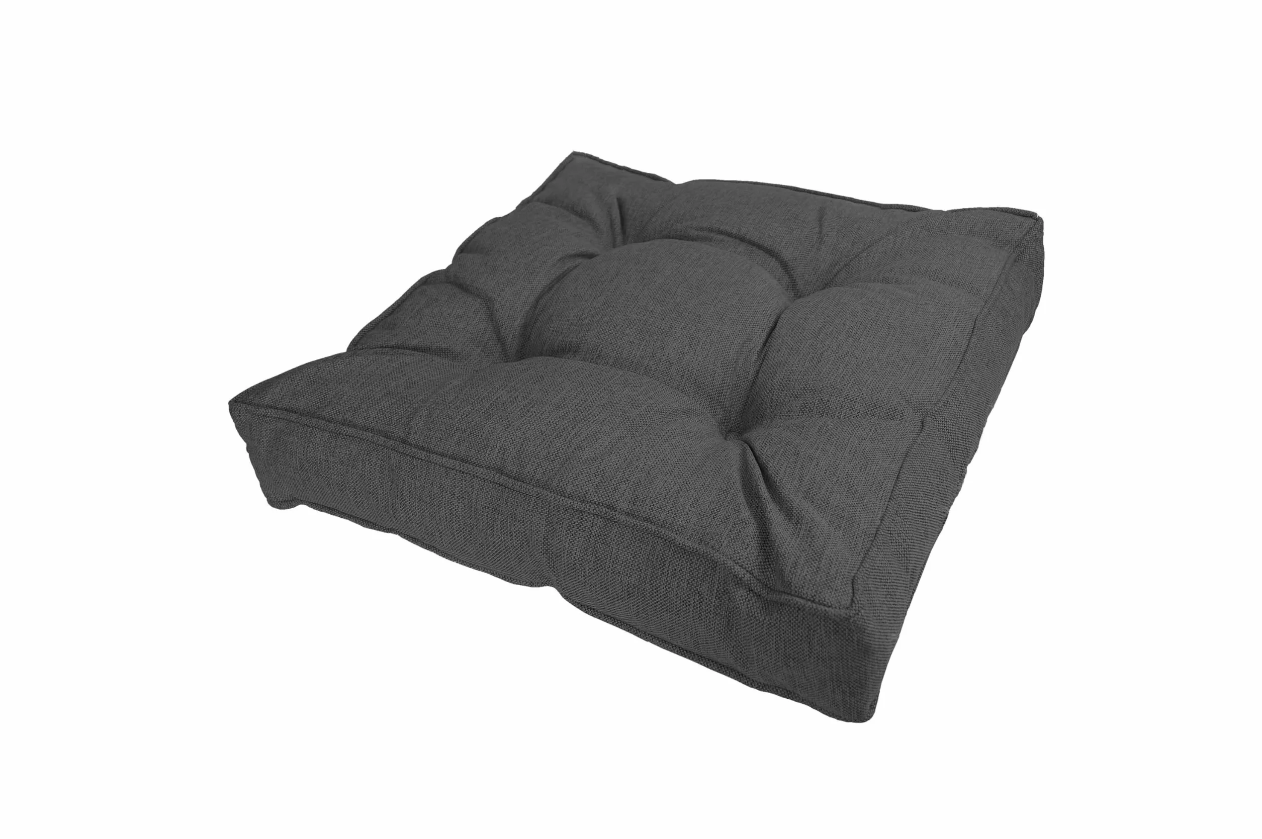 POKAR Set 2 Cuscini per Sedia da Esterno: Seduta 70x70x10 + Schienale 70x40x10 | Impermeabile e Idrorepellente | Cuscini per Divano, Sedie in Rattan e Arredamento da Giardino | Made in EU | Antracite