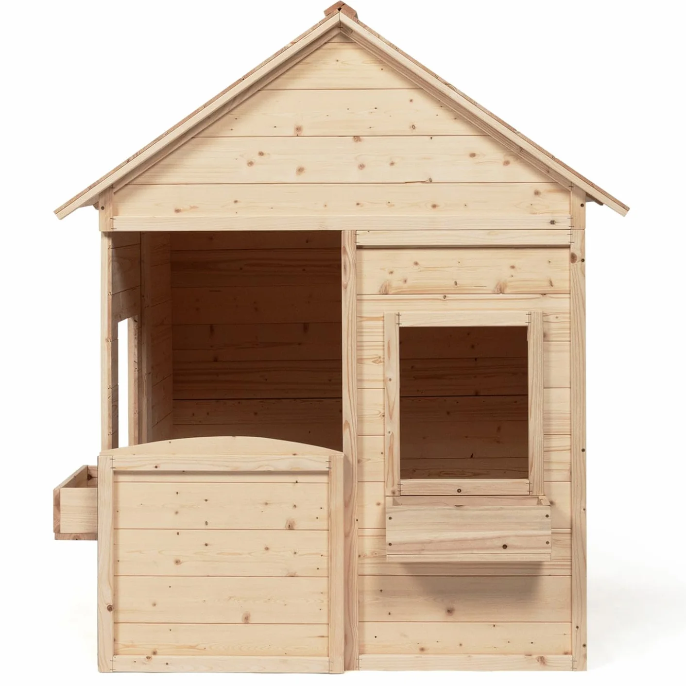 IDMarket - Adventure casetta in Legno per Bambini, casetta per Esterni