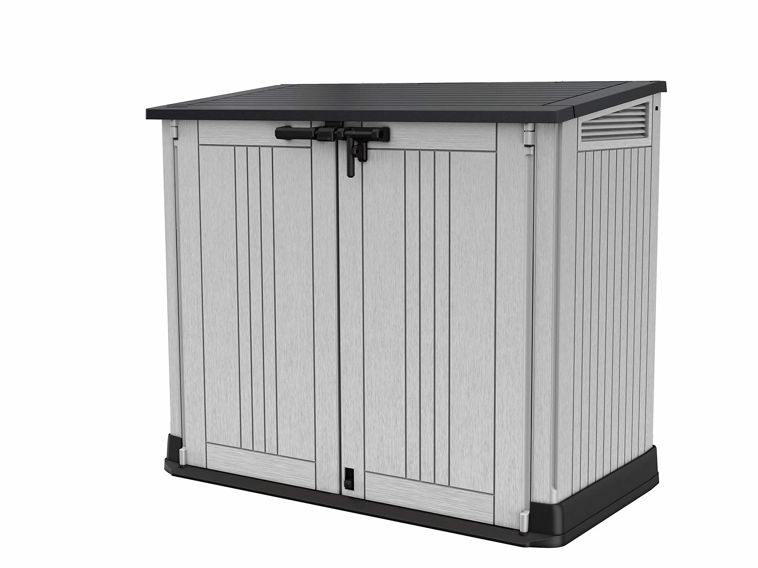 Keter Porta Attrezzi da Esterno Store-It-Out Nova 880 L 132x71,5x113,5H cm Grigio/Nero
