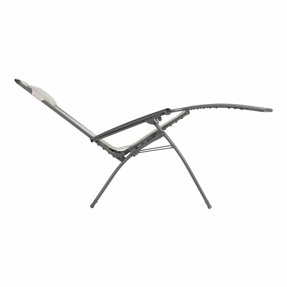 Lafuma Mobilier Relax Clip Pelle Sintetica Segale II Large