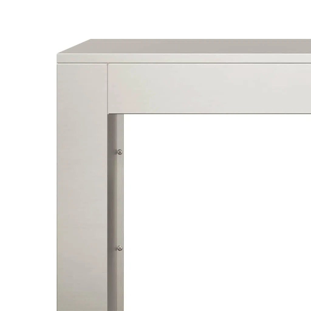 vidaXL Rastrelliera per Legna 100x40x60 cm Acciaio Corten, Porta Legna Esterno Interno