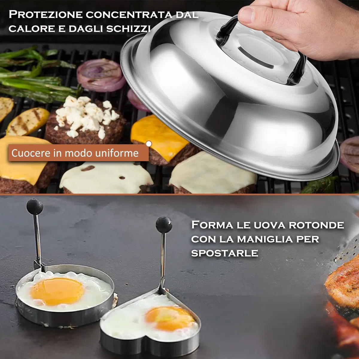 35PCS Set Barbecue Professionale - Acciaio Inossidabile Kit Barbecue, con Smash Burger Press & Spatola Pizza & Patty Maker & Attrezzi Barbecue, per Barbecue, Picnic, Campeggio