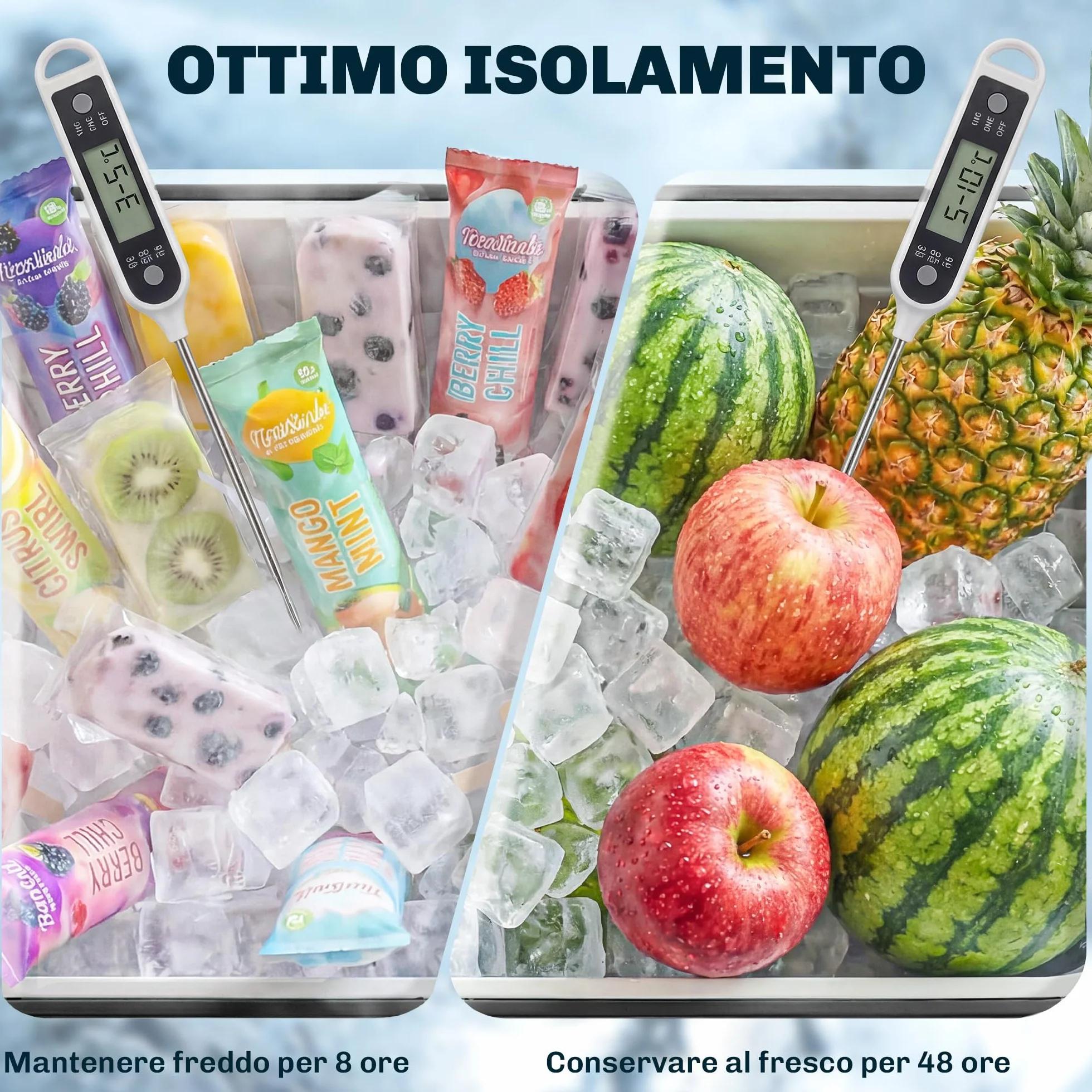 Outsunny Ghiacciaia da Giardino 76L, Carrello Portavivande con Ruote Bloccabili, Nero