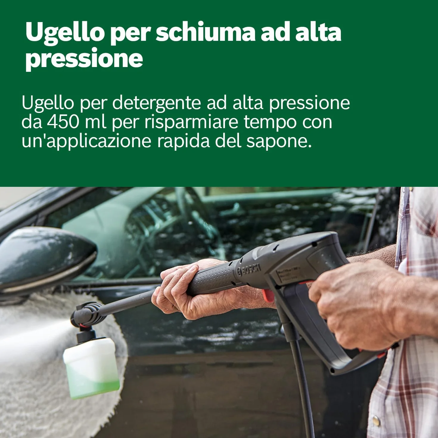 Bosch Idropulitrice UniversalAquatak 125, 1500W, 125 bar, 360 l/h, 5m tubo, 5m cavo