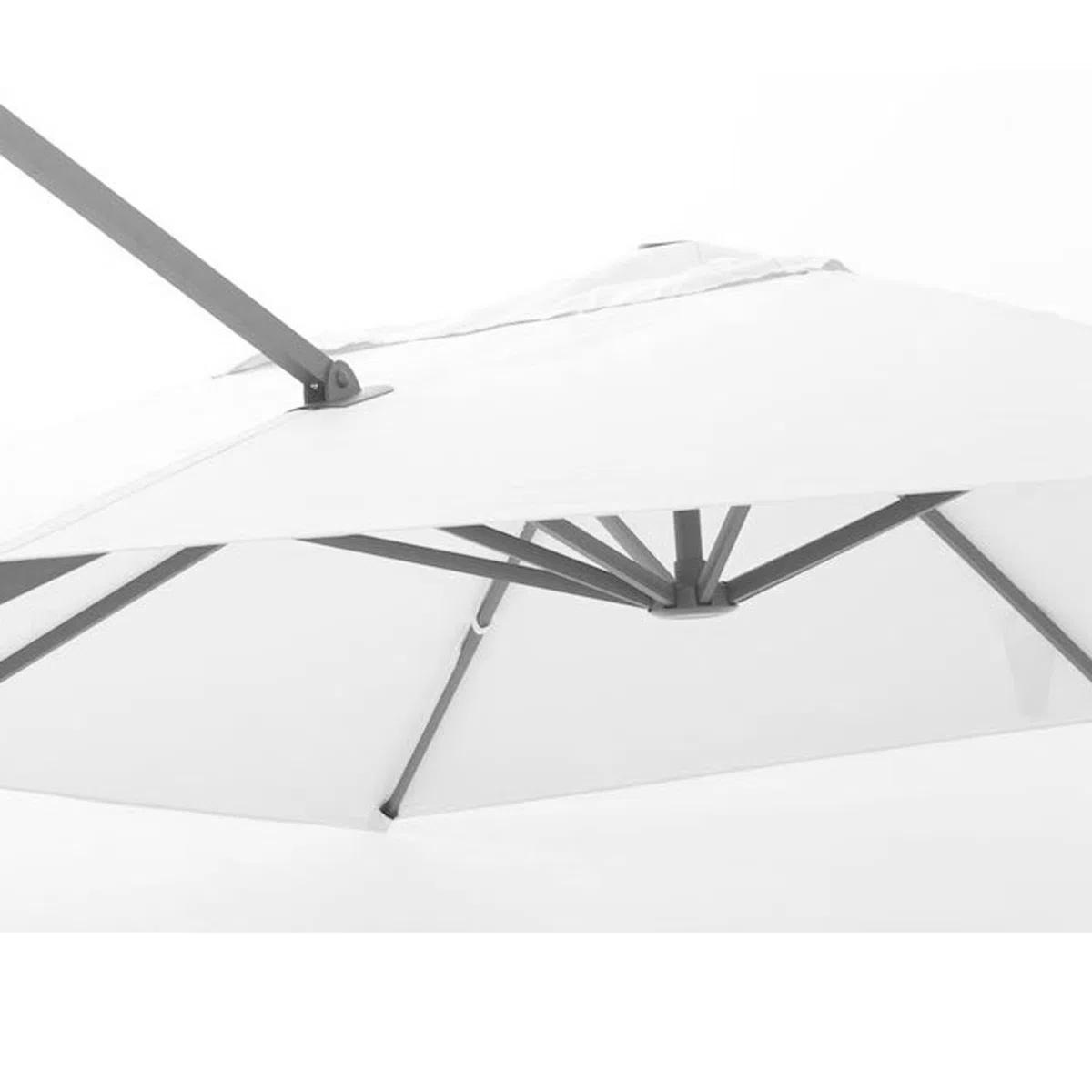 Marvin Telo Ricambio Per Ombrellone Palo Decentrato Giardino Senso 3X3 3X4 Copertura Esterno (3x3, Bianco)