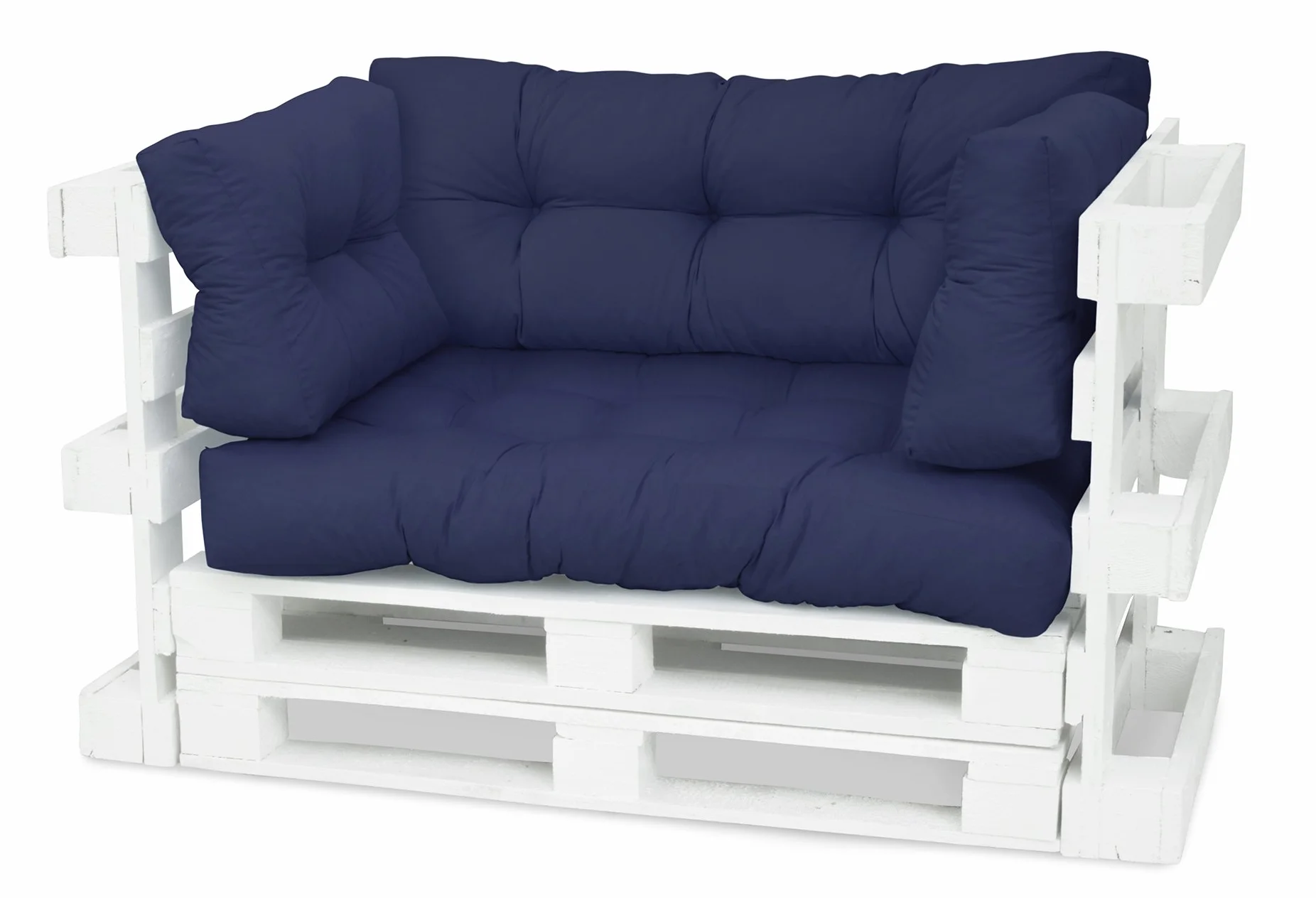 Spatium Cuscini per Pallet Euro Schienale 20 cm di spessore, Blu scuro, 120 x 40